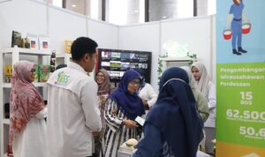 Tampilkan Produk Andalan Petani Muda Sulsel, Stand Kementan di IPORICE EXPO Ramai Pengunjung