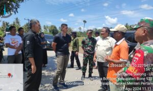 Polbangtan Gowa selaku Penanggung Jawab Program Perluasan Areal Tanam (PAT) dan Pompanisasi melakukan Survei program lokasi tanam Optimalisasi lahan (Oplah)