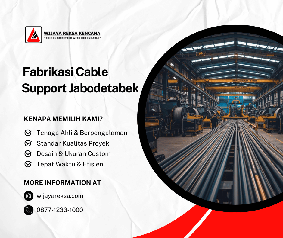 Fabrikasi Cable Support & Rack Custom Jabodetabek
