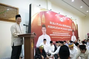 Pesan Persatuan Mentan Amran pada 3.000 Warga KKSS Saat Bukber di Kediamannya