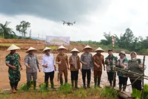 Tanam Perdana Padi di Gowa, Polbangtan Kementan Perkuat Ketahanan Pangan