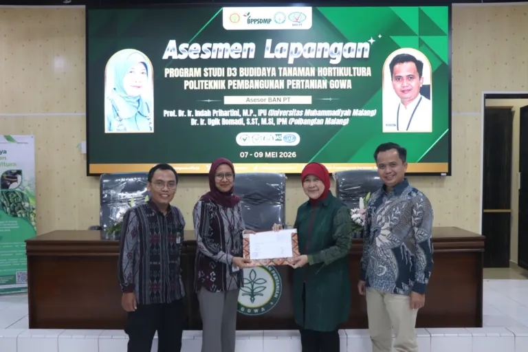 Kejar Akreditasi Unggul, Prodi D3 Hortikultura Polbangtan Kementan Jalani Asesmen Lapangan