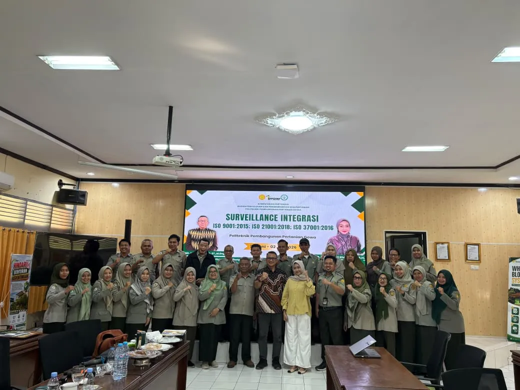Perkuat Tata Kelola, Polbangtan Kementan Mantapkan Transisi ISO