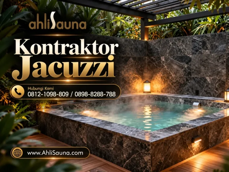 Wujudkan Area Relaksasi Mewah dengan Ahli Sauna, Spesialis Pembuatan Jacuzzi dan Fasilitas Wellness Profesional