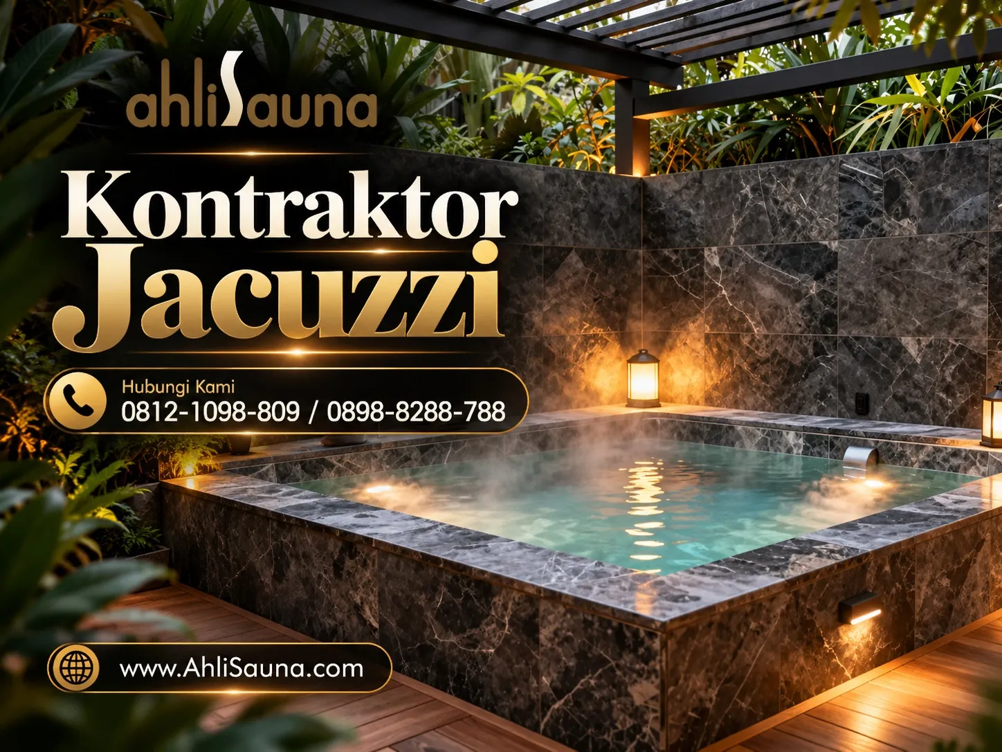 Wujudkan Area Relaksasi Mewah dengan Ahli Sauna, Spesialis Pembuatan Jacuzzi dan Fasilitas Wellness Profesional